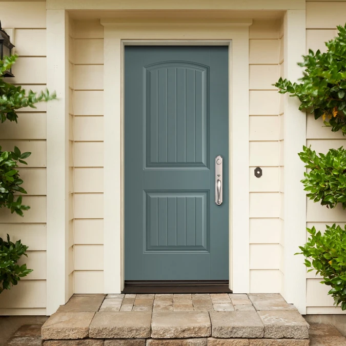 Fiberglass entry door