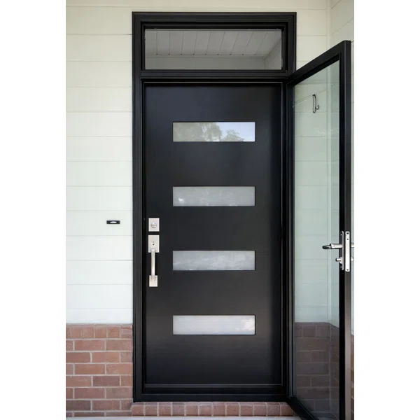 Steel entry door