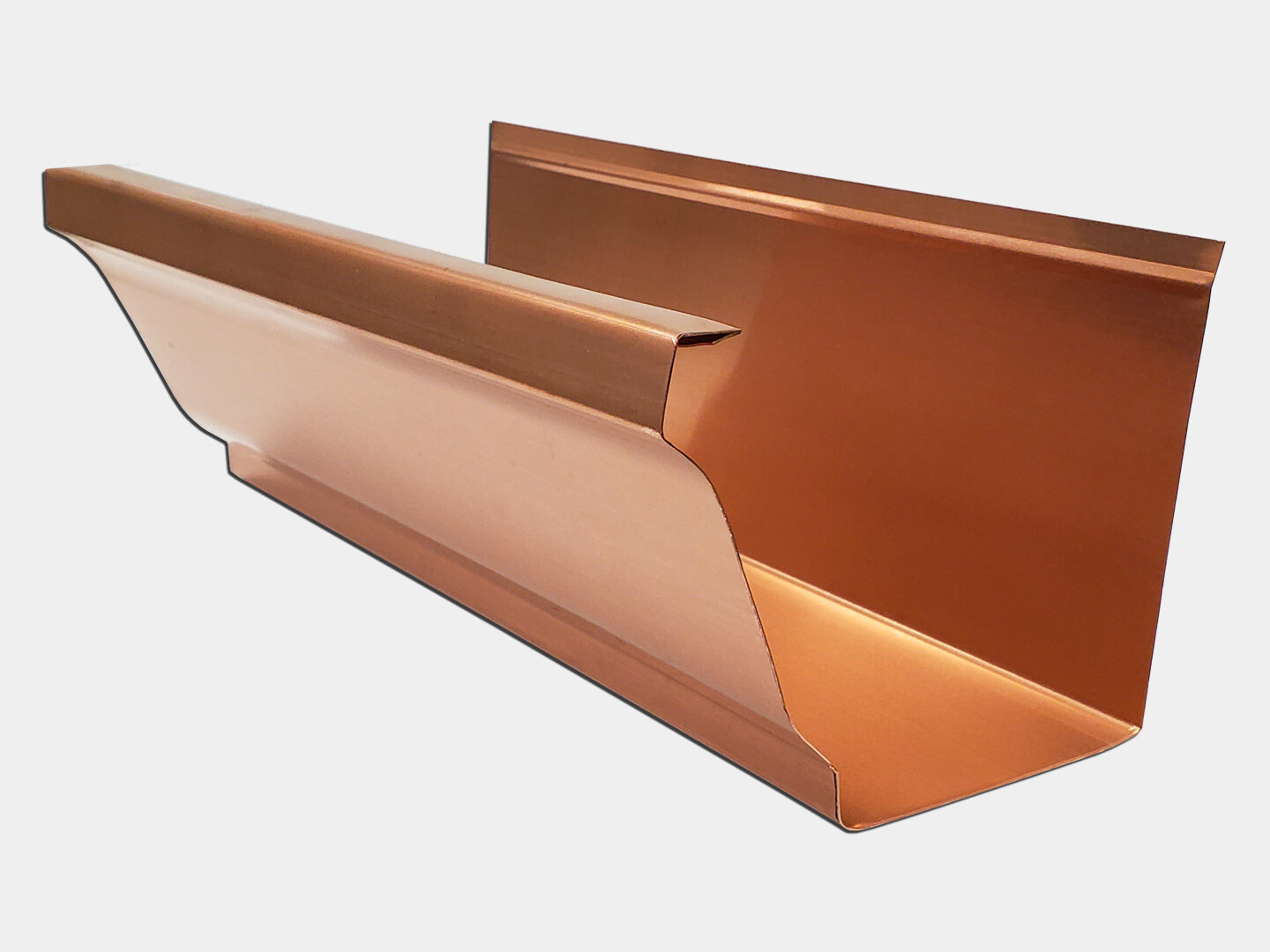 Copper gutters