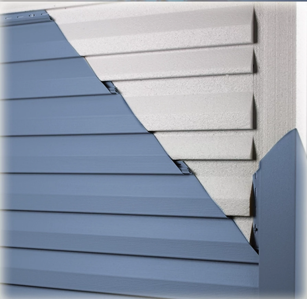 Insulated vinyl siding