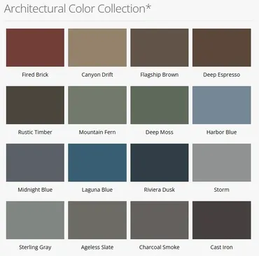 Architectural Collection Architectural Color Options