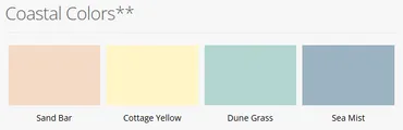 Architectural Collection Costal Color Options